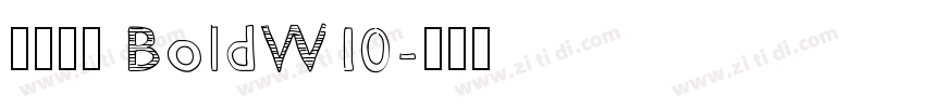微软雅黑 BoldW10字体转换